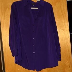 Dark purple blouse from Talbots.  Size 1X.